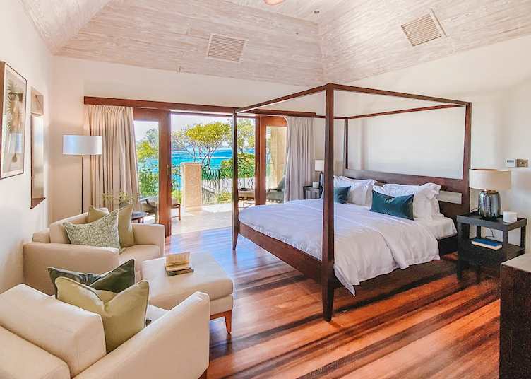 Master bedroom, Bequia Beach Hotel