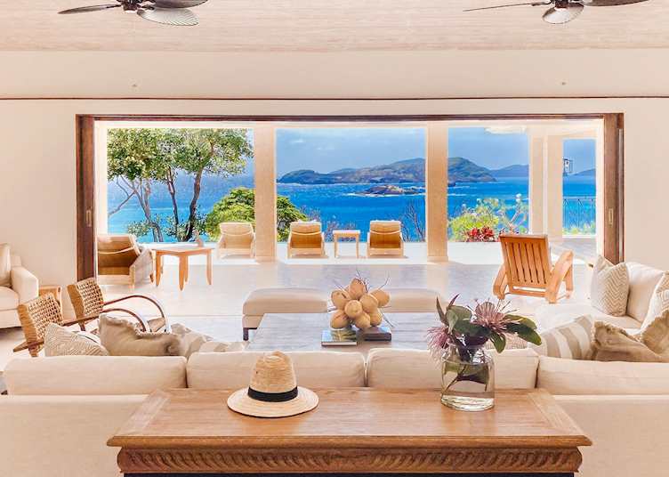 Open plan living area, Bequia Beach Hotel