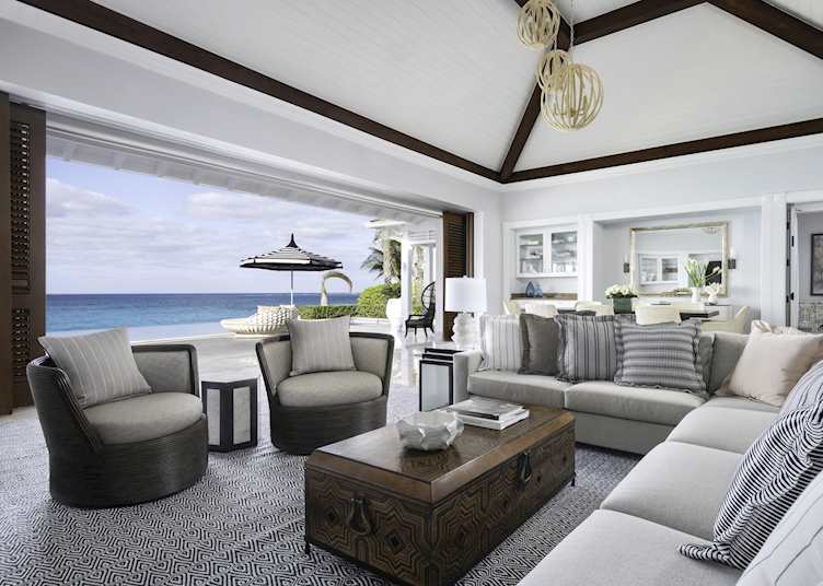 Living area at The Ocean Club