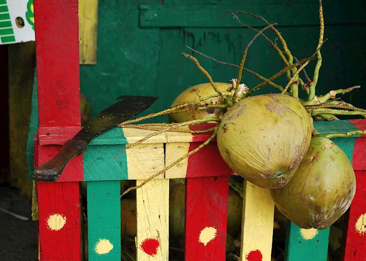 Coconut stall