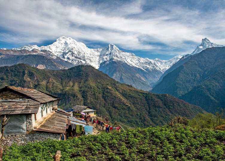 Annapurna region in Nepal