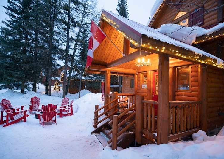 Baker Creek Mountain Resort in snow, Lake Louise
