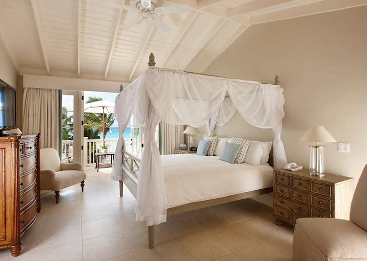 Master bedroom at Pelican House