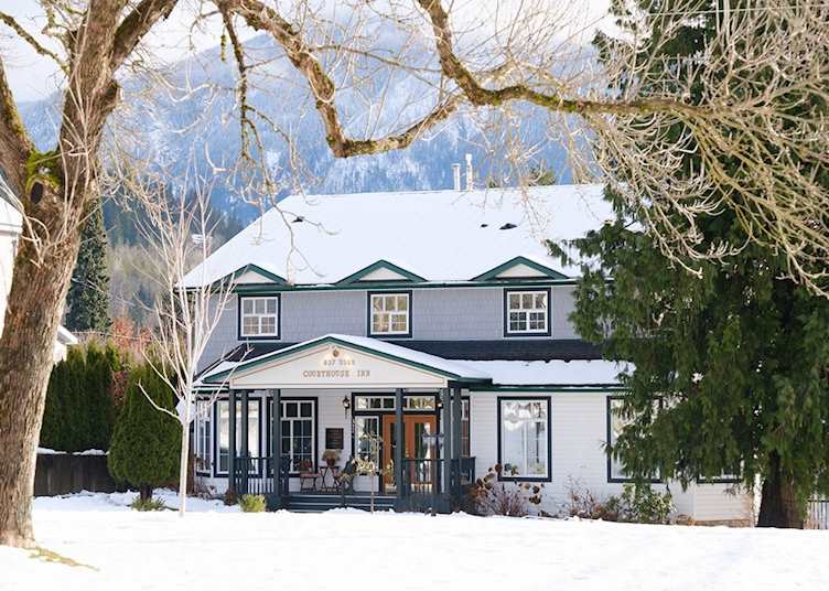 Winter at Courthouse Inn Revelstoke, British Columbia
