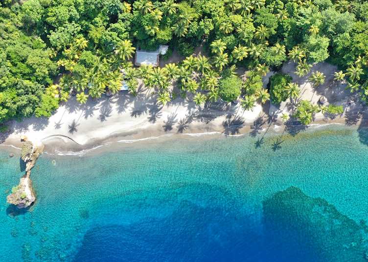 Anse Mamin beach