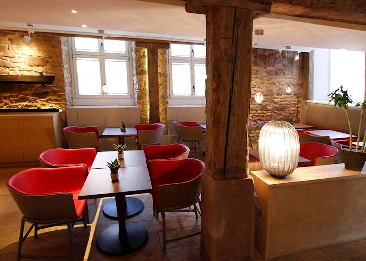 The dining area