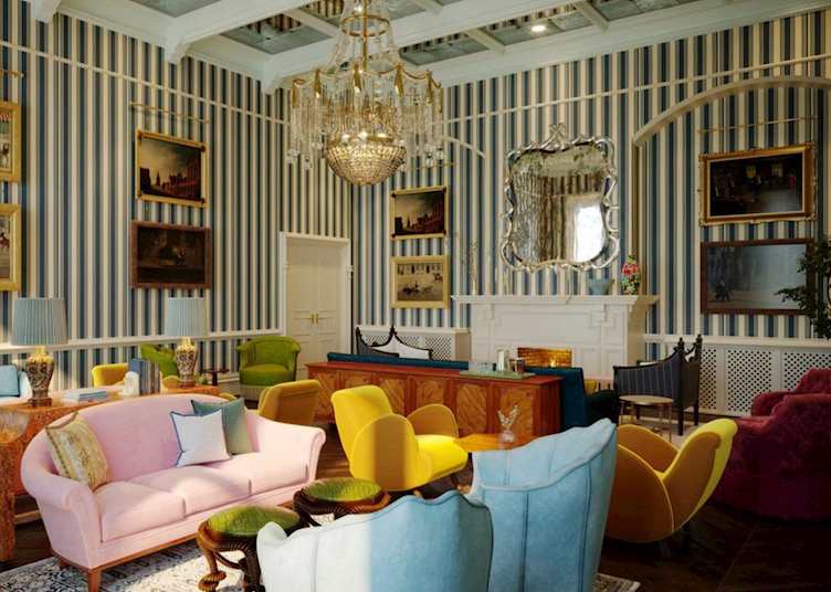 Randolph Hotel drawing room