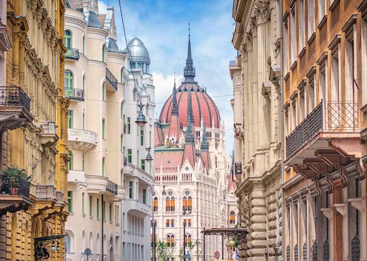 Ornate buildings of Budapest