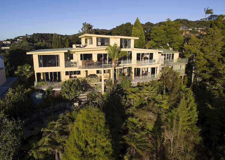 Aerial view of the Allegra House