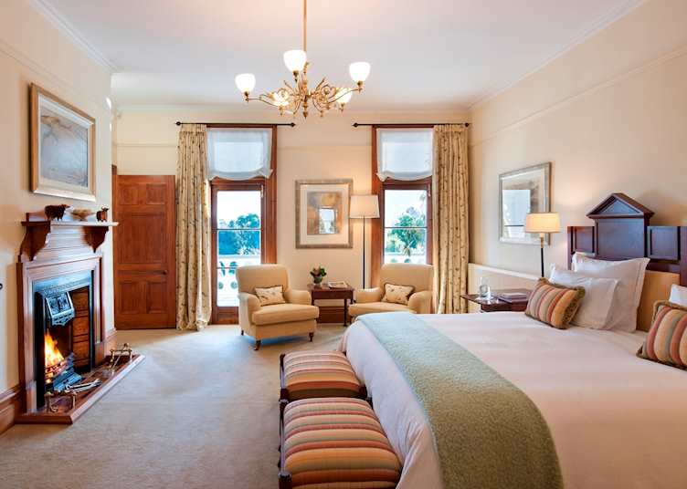 Verandah suite at Otahuna Lodge