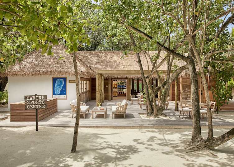The water sport hub at COMO Cocoa Island