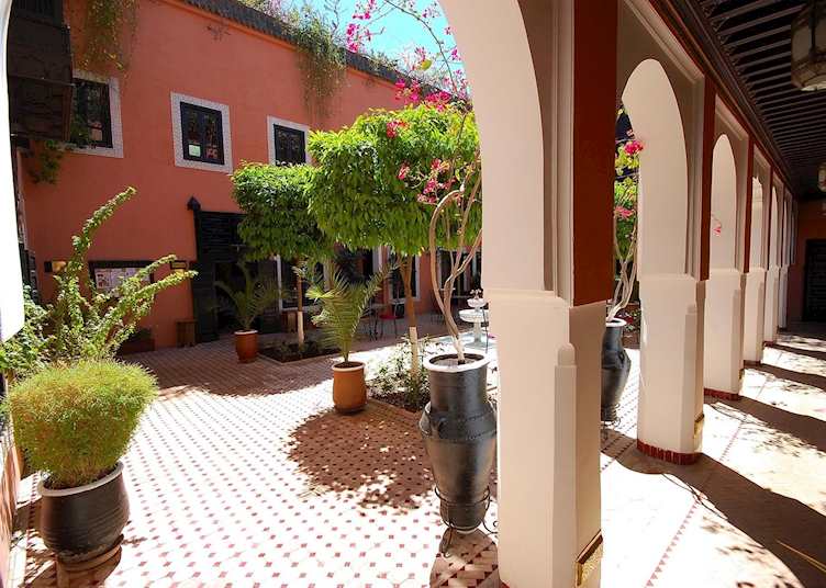Les Borjs de la Kasbah courtyard