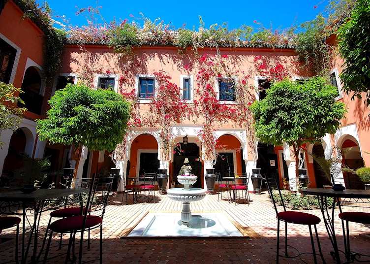 Les Borjs de la Kasbah courtyard