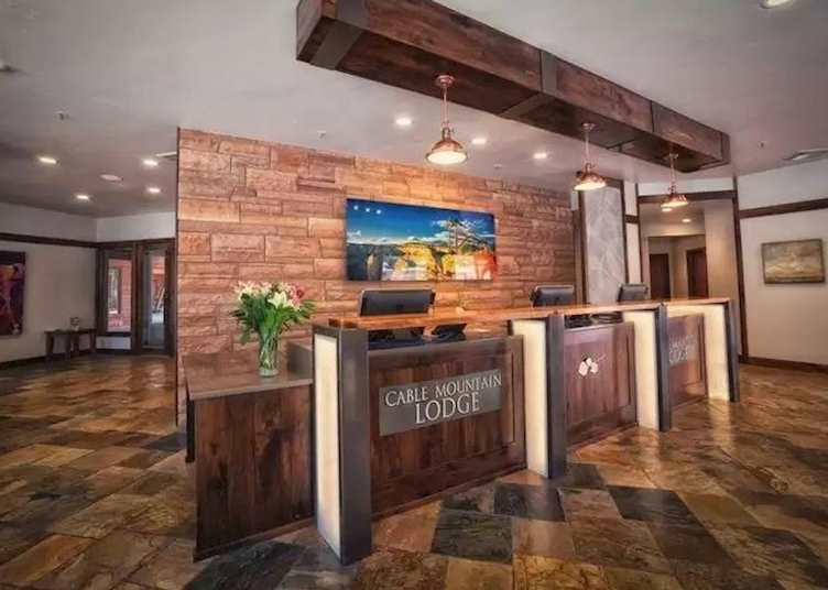 Reception, Cable Mountain Lodge