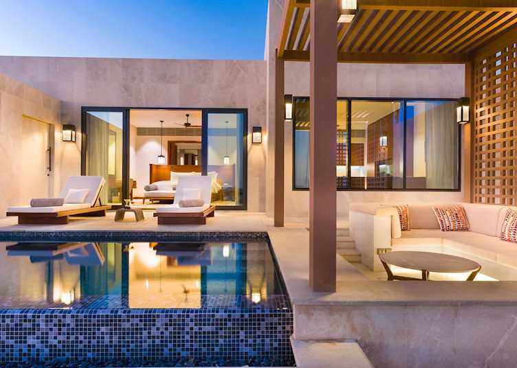 Villa pool, Alila Hinu Bay