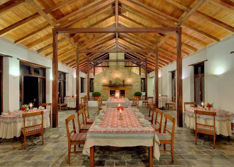 Dining room, Tiger Mountain Lodge