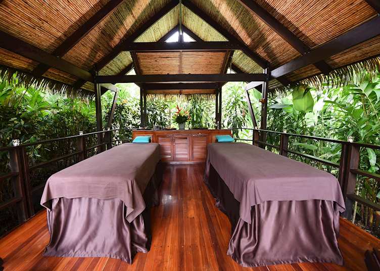 Spa beds, Tabacon Thermal Resort & Spa