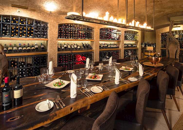 Wine cellar, Sabi Sabi Earth Lodge