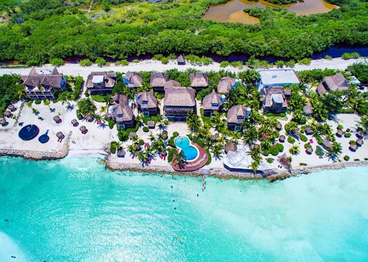 Aerial view, Villas Flamingo