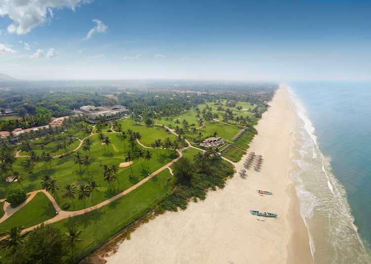 Aerial view of Taj Exotica