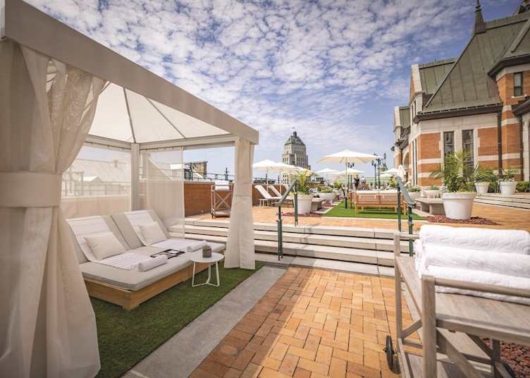 Roof terrace, Fairmont Le Chateau Frontenac, Québec City