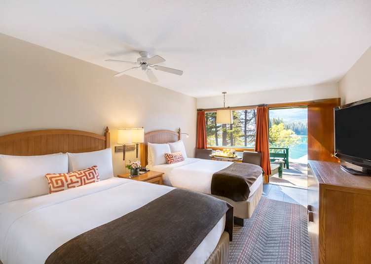 Lake view room, Fairmont Jasper Park Lodge, Jasper