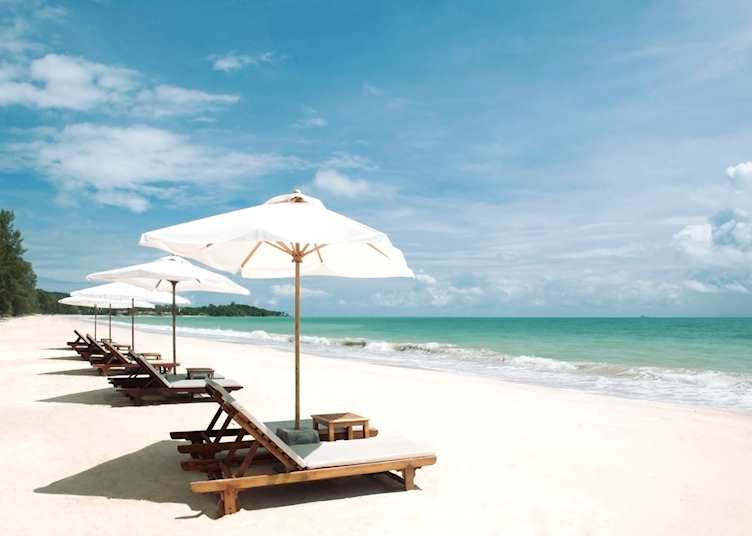 Beach view from Layana Resort