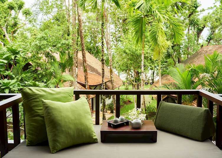 Balcony view from the Deluxe room at Tubkaak Krabi Boutique Resort