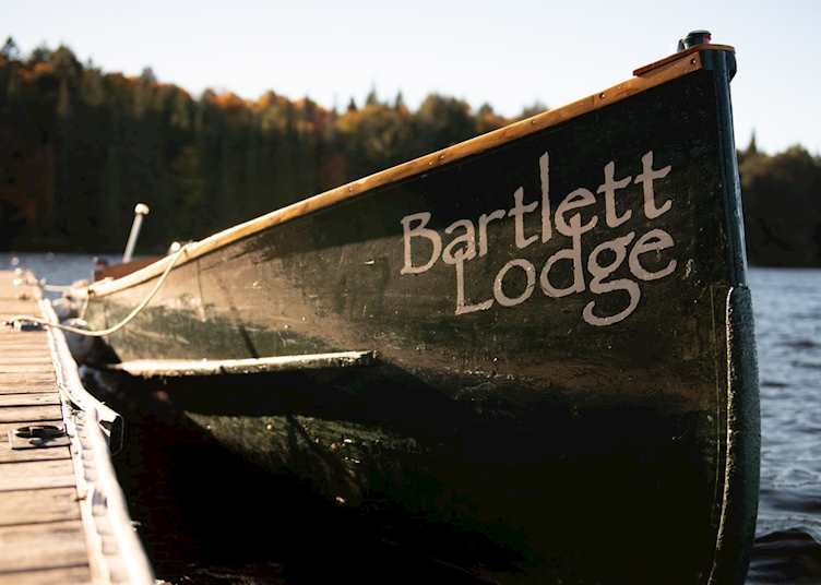 Bartlett Lodge canoe