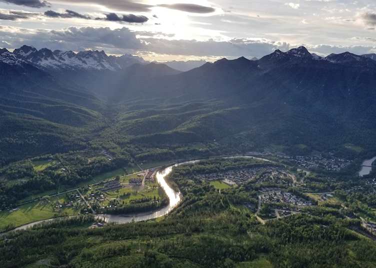 Fernie aerial view