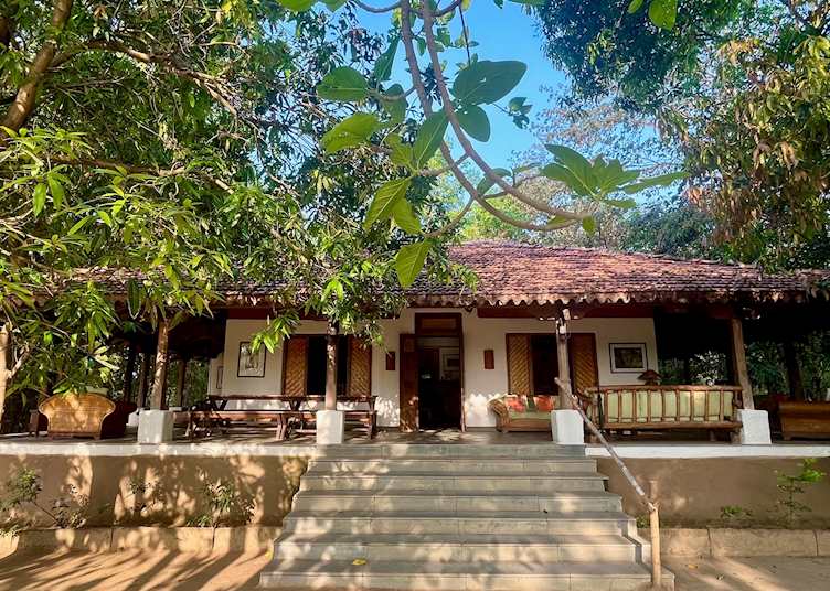 Main house at Shergarh, Kanha National Park