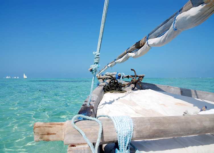Traditional dhow, Zanzibar