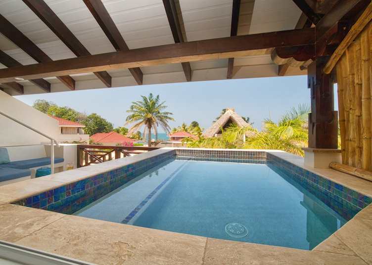Plunge pool, The Lodge at Jaguar Reef