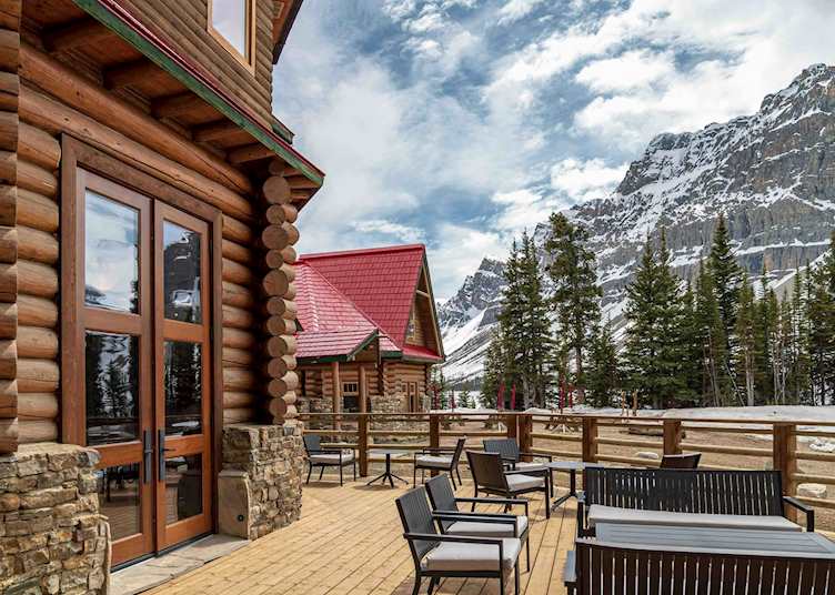 Terrace at The Lodge at Bow Lake