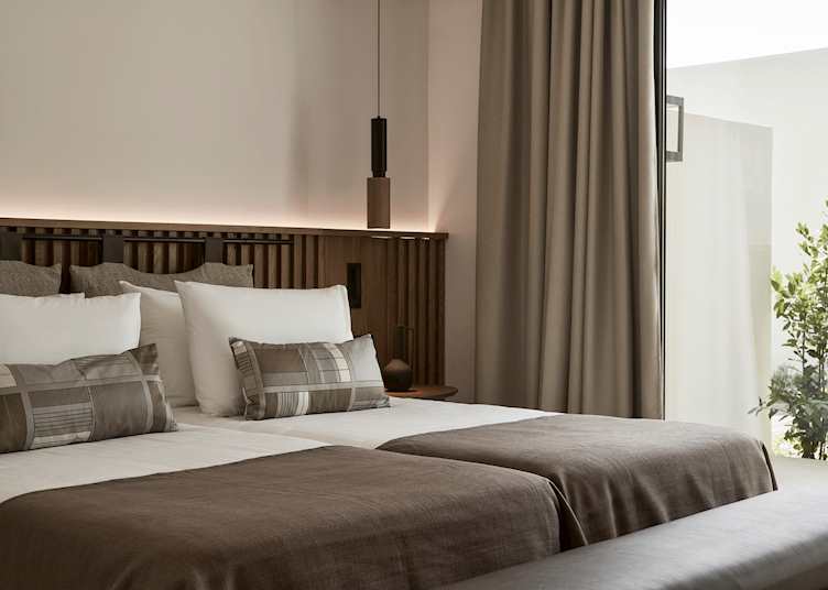 Corfiot Suite Twin Room, Olivar Suites, Corfu, Greece