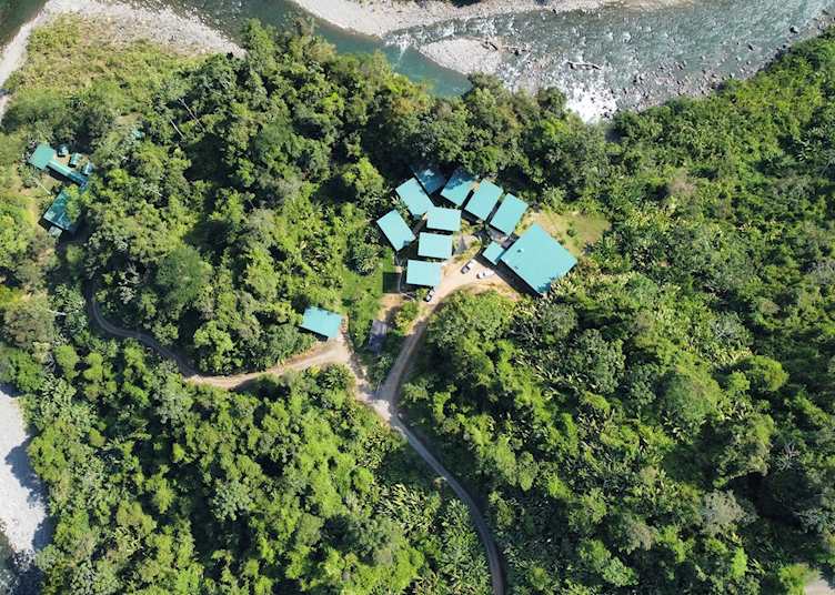 Aerial view, Rio Vista Lodge