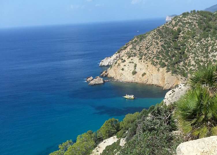 Coastal view hiking in Mallorca