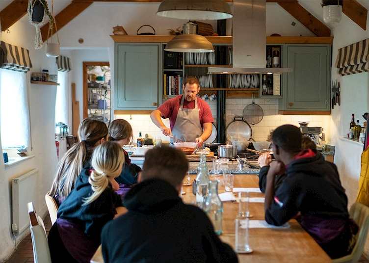 Cornish pasty workshop, Philleigh Way Cookery School