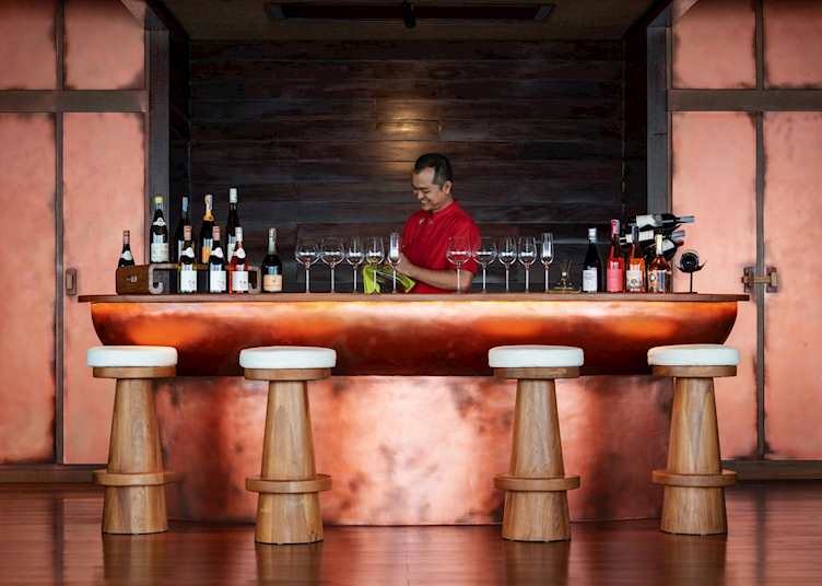 Six Senses Yao Noi - wine tasting