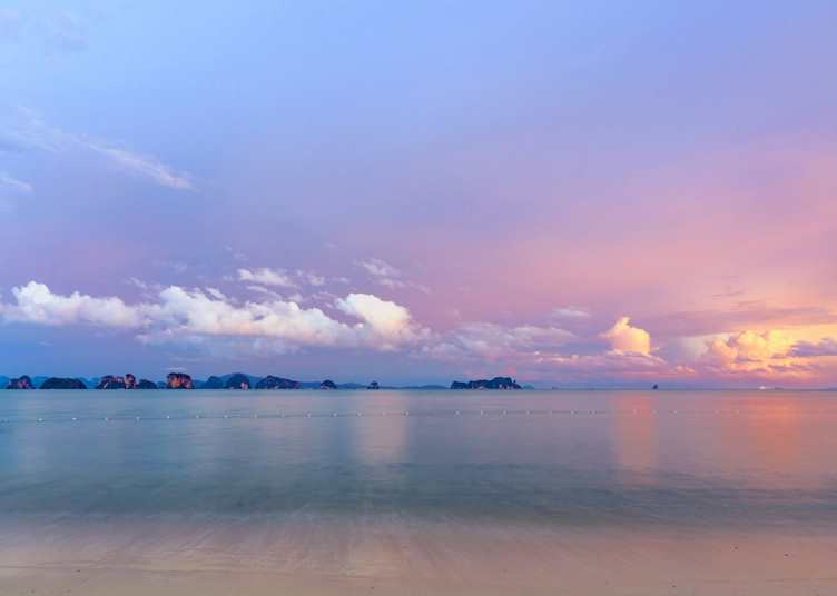 Six Senses Yao Noi - sunset on Mai Thai Beach