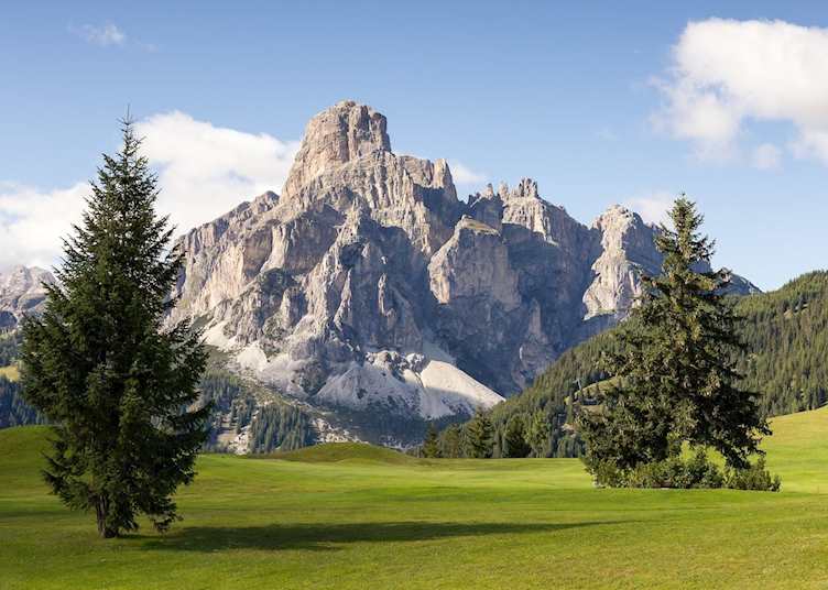 Sassongher mountain, Alta Badia (Credit Visual working) 