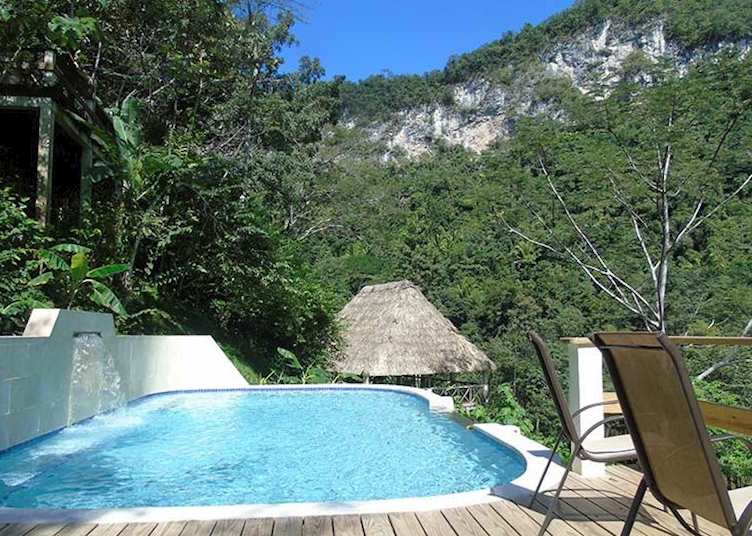 Swimming pool, Black Rock Lodge, Belize