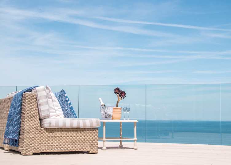 Terrace, Boskerris Hotel
