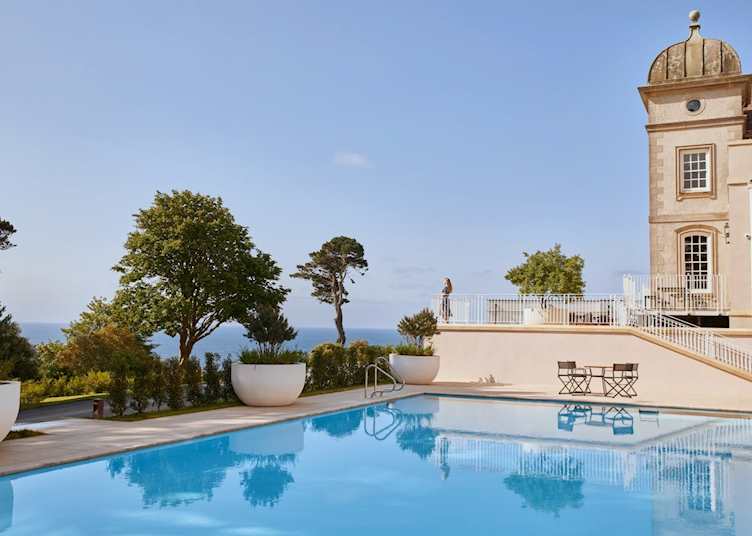 Outdoor Pool, Fowey Hall