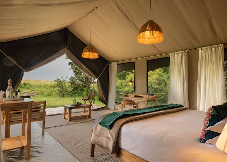Tent with a view, Rekero Tented Camp
