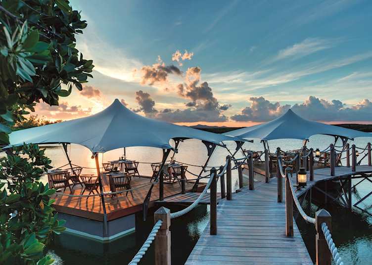 Barachois floating restaurant, Constance Prince Maurice