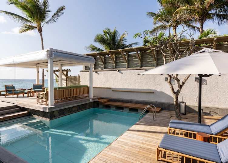 Presidential villa pool, Constance Belle Mare Plage