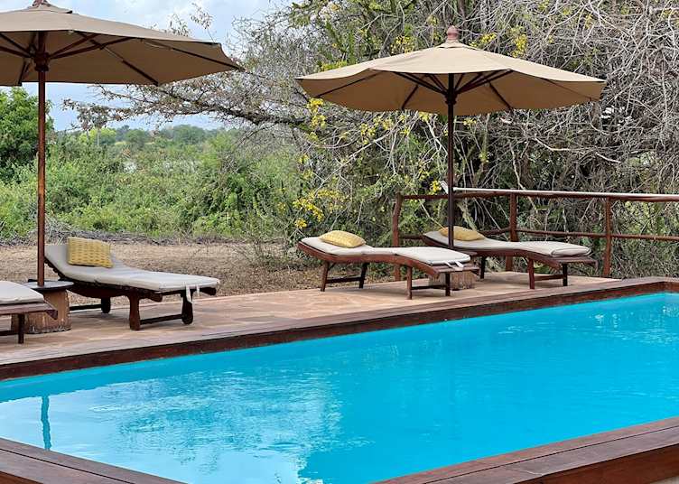 Swimming pool, Selous Impala Camp