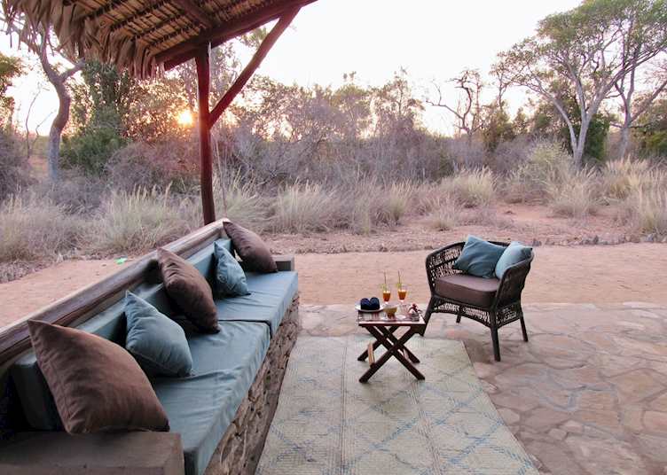 Outdoor terrace, Namoroka Tsingy Camp (Credit: Namoroka Tsingy Camp)