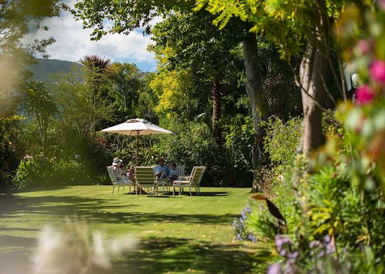The garden at The Last Word Constantia